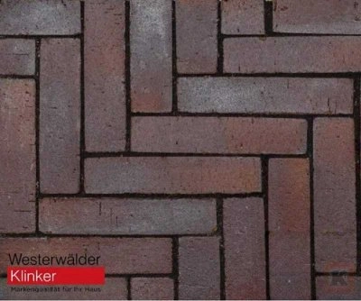 Westerwalder_Klinker_Тротуарный клинкер ригель WK810V violett 240х55х52 мм_