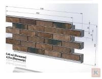 Термопанель BestPoint RETRO BRICK утеплитель ППС 100 мм