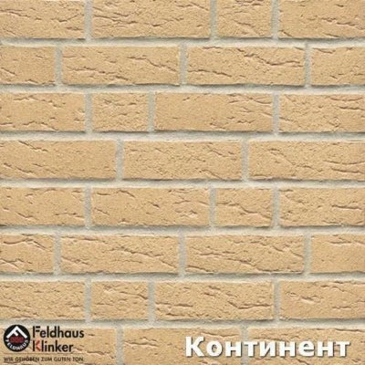 Клинкерная плитка Feldhaus Klinker Sintra Crema, арт. R692 размер 215*65*17 мм