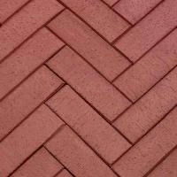 Клинкер тротуарный тёмно-красный Эдинбург лонг