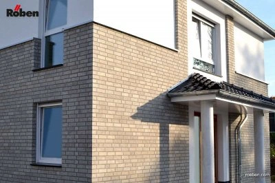 Кирпич клинкерный Roben AARHUS NF weißgrau поверхность гладкая на kkontinent.ru