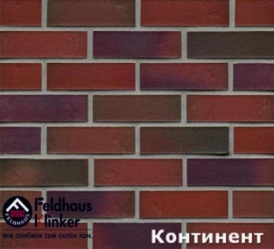 Плитка под кирпич Feldhaus Klinker Accudo Carmesi Bluastro, арт. R714 размер 240*71*14 мм