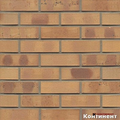 Клинкерный кирпич Hellbraun-Bunt Kohle (№ 06K), ТМ 