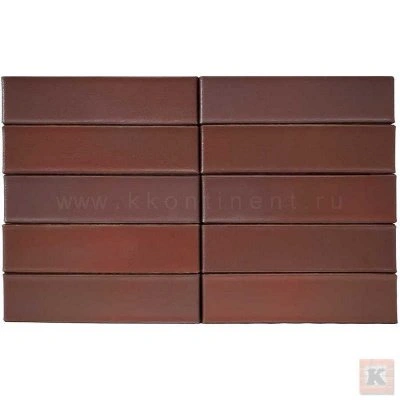 Кирпич красно-коричневый облицовочный Recke Classic 5-92-00-0-00, 250х120х65 мм