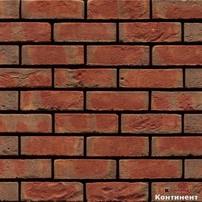 Облицовочный кирпич MUHR Niederrheim Rot Geflammt 240*115*71 мм