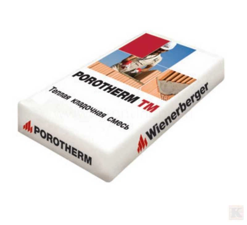 теплая кладочная смесь Porotherm TM