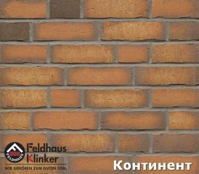 Клинкерная плитка Feldhaus Klinker Vascu Terracotta, арт. R758 размер 240*71*14 мм
