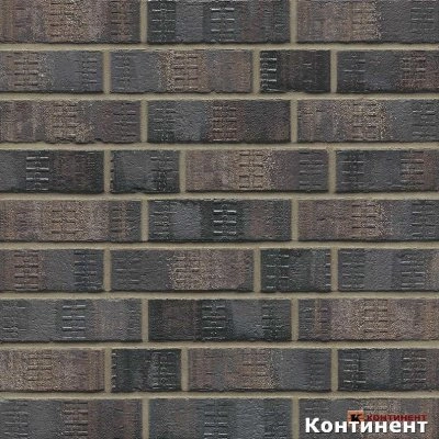 Кирпич клинкерный MUHR Schwarz-bunt Edelglanz Besandet Fusssortierung (№ 15F) 240*115*71 мм