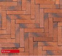 Westerwalder_Klinker_Тротуарный клинкер ригель WK103RBL rot blau