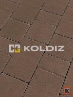 Плитка Новый Город Моно Коричневая 60 мм