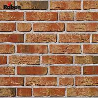 Плитка ручной формовки Röben MOORBRAND Sandgelb-bunt, 240*14*71 мм