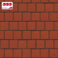 Клинкерная_Брусчатка красная Лондон квадро