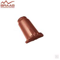 Начальная коньковая черепица BRAAS Опал Кониш HO - ГЛАЗУРЬ КАШТАН