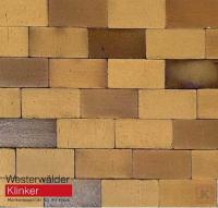 Westerwalder_Klinker_Тротуарный клинкер PK86S hellbraun bunt special 200х100х40 мм