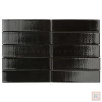 Кирпич черный облицовочный Recke Glanz 5-38-00-0-00, 250х120х65 мм