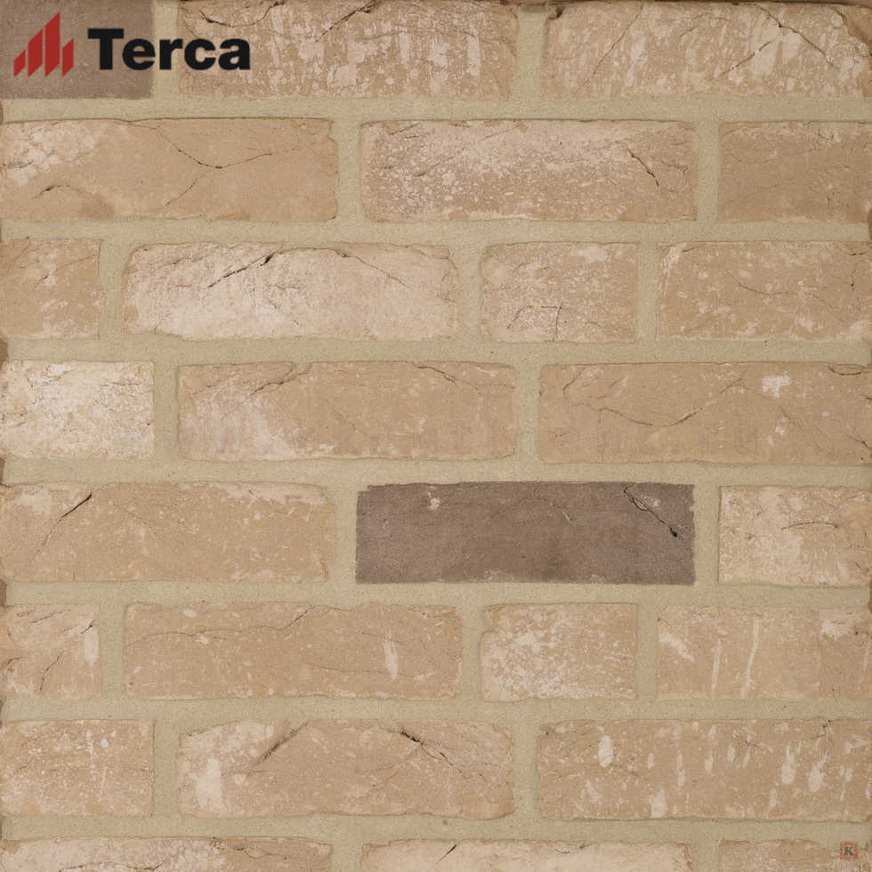 Дома из кирпича ручной формовки Stanford Buff Terca, завод Lanaken (Heylen Bricks)