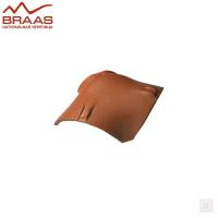 Вальмовая керамическая черепица BRAAS Опал Кониш HO - ГЛАЗУРЬ КРАСНАЯ ОСЕНЬ