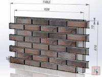 Термопанель BestPoint RETRO BRICK утеплитель ППУ_60 мм