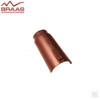 Коньковая керамическая черепица BRAAS Опал Кониш HO - ГЛАЗУРЬ КАШТАН