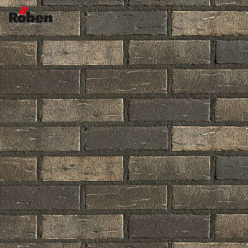 Клинкерная плитка кирпич Roben_aarhus_silberschwarz NF14