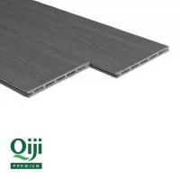 Террасная доска Qiji Premium пустотелая серый размер 3000х150х25 мм