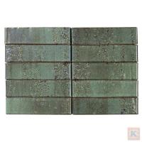 Кирпич зеленый облицовочный Recke Glanz 1-68-03-2-12, 250х85х65 мм 