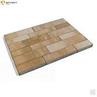 Бетонная тротуарная плитка Плато Браер серия Домино