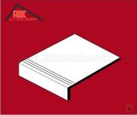 Ступень c углом ABC с насечками 300х240х12/40 мм