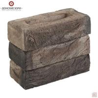 Кирпич ручной формовки ДОНСКИЕ ЗОРИ СТАНИЦА Бронницкий Узорный | 250*60*65 мм морозостойкокость F100