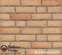 Клинкерная плитка для фасадов Sintra Crema Duna R696 Feldhaus Klinker, 215*65*17 мм