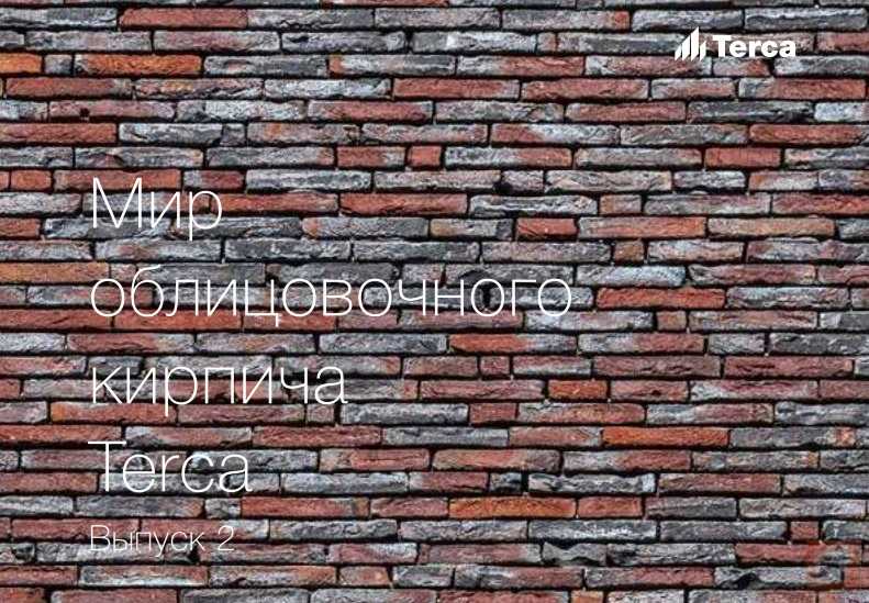 Мир облицовочного кирпича TERCA ч. 2 - описание и характеристики облицовочный кирпич