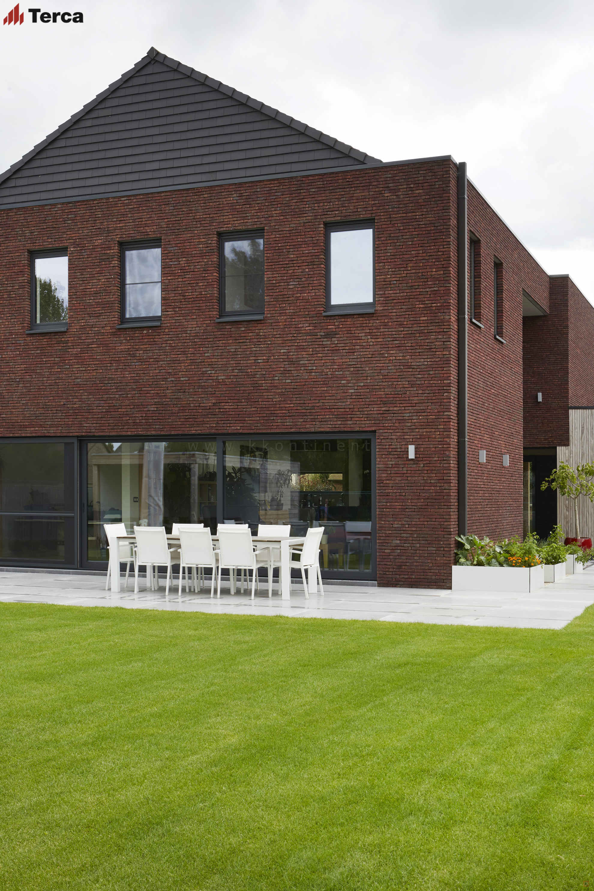 Blauw-Rood Genuanceerd Gesinterd Terca