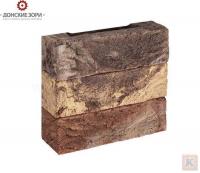 Кирпич облицовочный Тандем Константиново Узорный W048-2 | ручная работа | 215*50*65 мм морозостойкокость F100