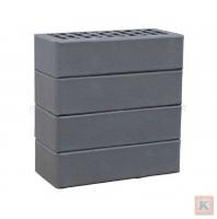 Кирпич облицовочный ЛСР Графитовый 2021 