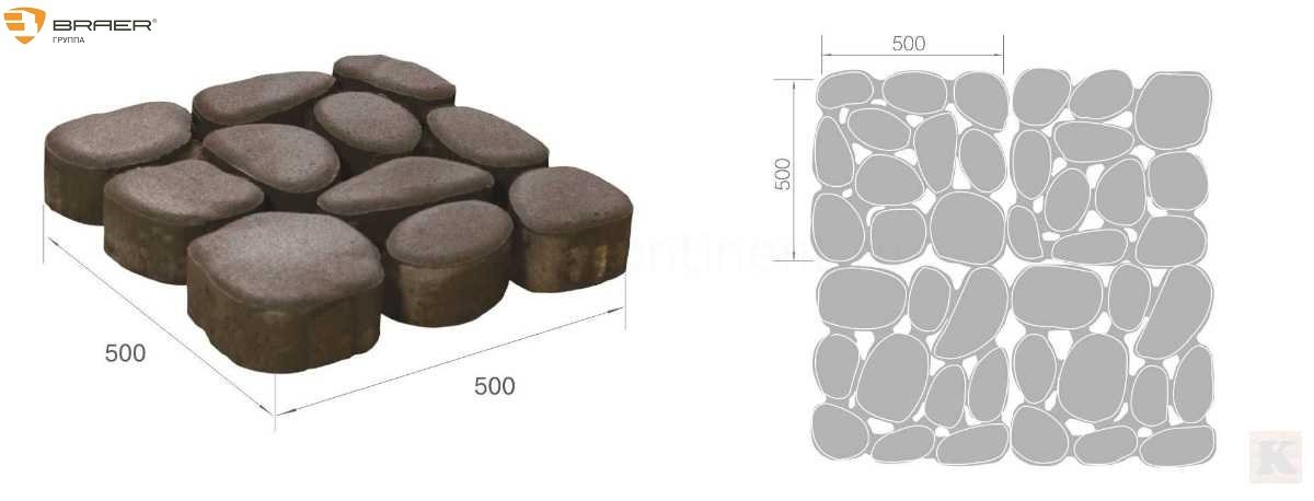 газонная решетка серого цвета газонная решетка BRAER серого цвета