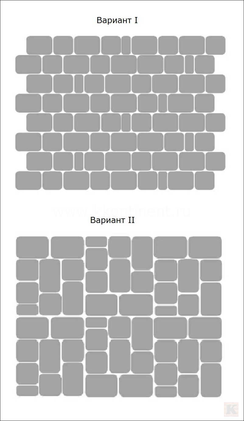 схема укладки тротуарной плитки Braer Мальва