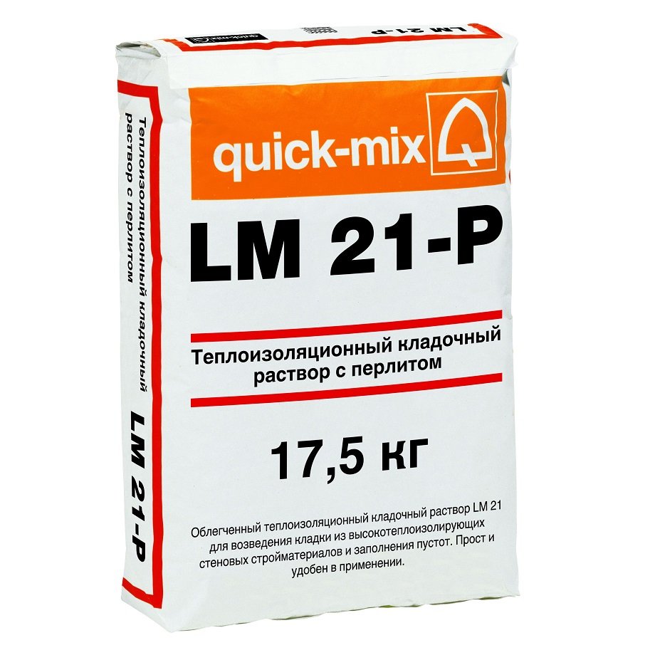 теплый кладочный раствор Кви0микс LM-21p теплая сухая смесь для приготовления кладочного раствора LM