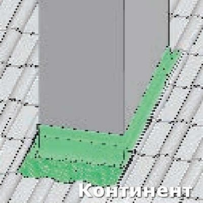 Комплект примыкания к крыше XL 95х100 см для керамических дымоходов