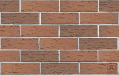 Кирпич_лицевой_ЛСР_светло-коричневый флэш, поверхность рустик фото 2