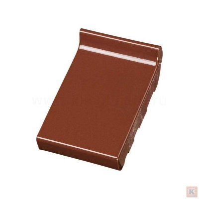 Оконный отлив 105x160x30 light brown glazed светло-коричневый