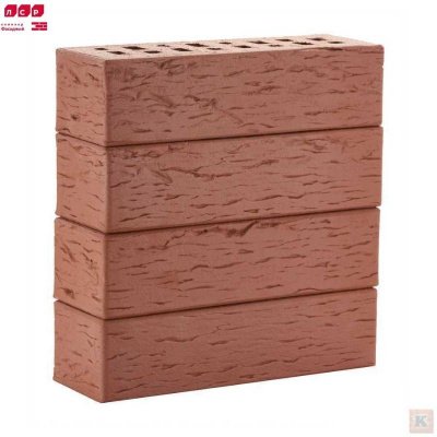 Кирпич облицовочный клинкерный ЛСР Эдинбург береста, размер кирпича 250*85*65 мм