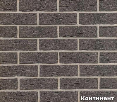 Фасадная плитка Feldhaus Klinker Anthrasit Mana, арт. R735 размер 240*71*14 мм