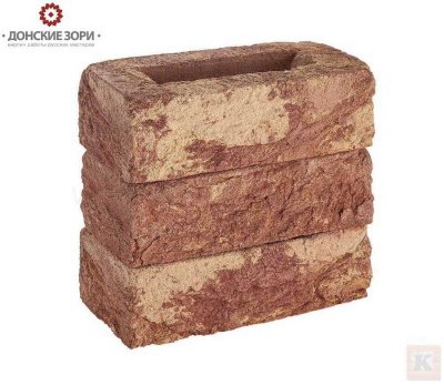 Кирпич ручной формовки Донские Зори_коллекция_Усадьба_W145 Жерелёво