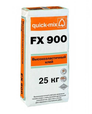 Высокоэластичный плиточный клей FX 900