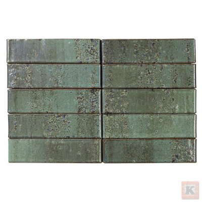 Кирпич зеленый облицовочный Recke Glanz 1-68-03-2-12, 250х85х65 мм 