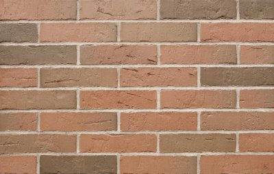 Кирпич облицовочный Хаген на белом растворе