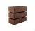 Кирпи облицовочный Brown Granite 4 KERMA Primium