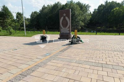 Бетонная тротуарная плитка BRAER Степь 60 мм, серия "Старый город Ландхаус"