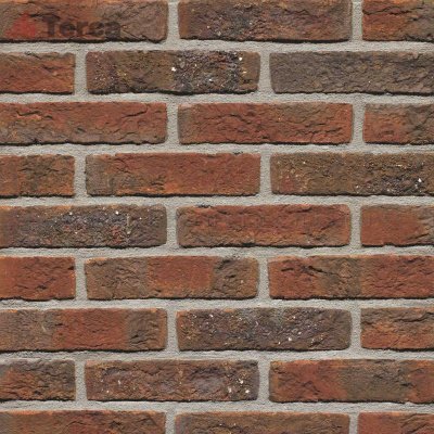 Бельгийский кирпич декоративный Blauw-Rood Genuanceerd Gesinterd WFD65 TERCA