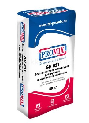 Штукатурка гипсовая Promix GH 031 белая